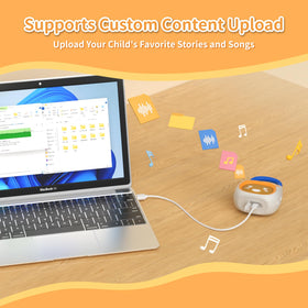 alilo Pocket Bunny volume control for comfortable listening levels.
