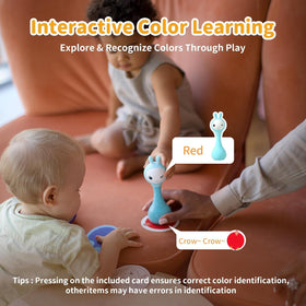 Alilo Smarty Bunny Rattle durable ABS body for everyday use
