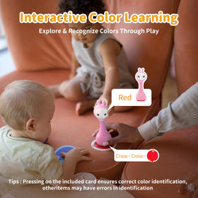 alilo Soft silicone ears feel gentle and safe for mouthing exploration