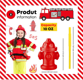 ALINK red hydrant cups BPA-free for kids parties