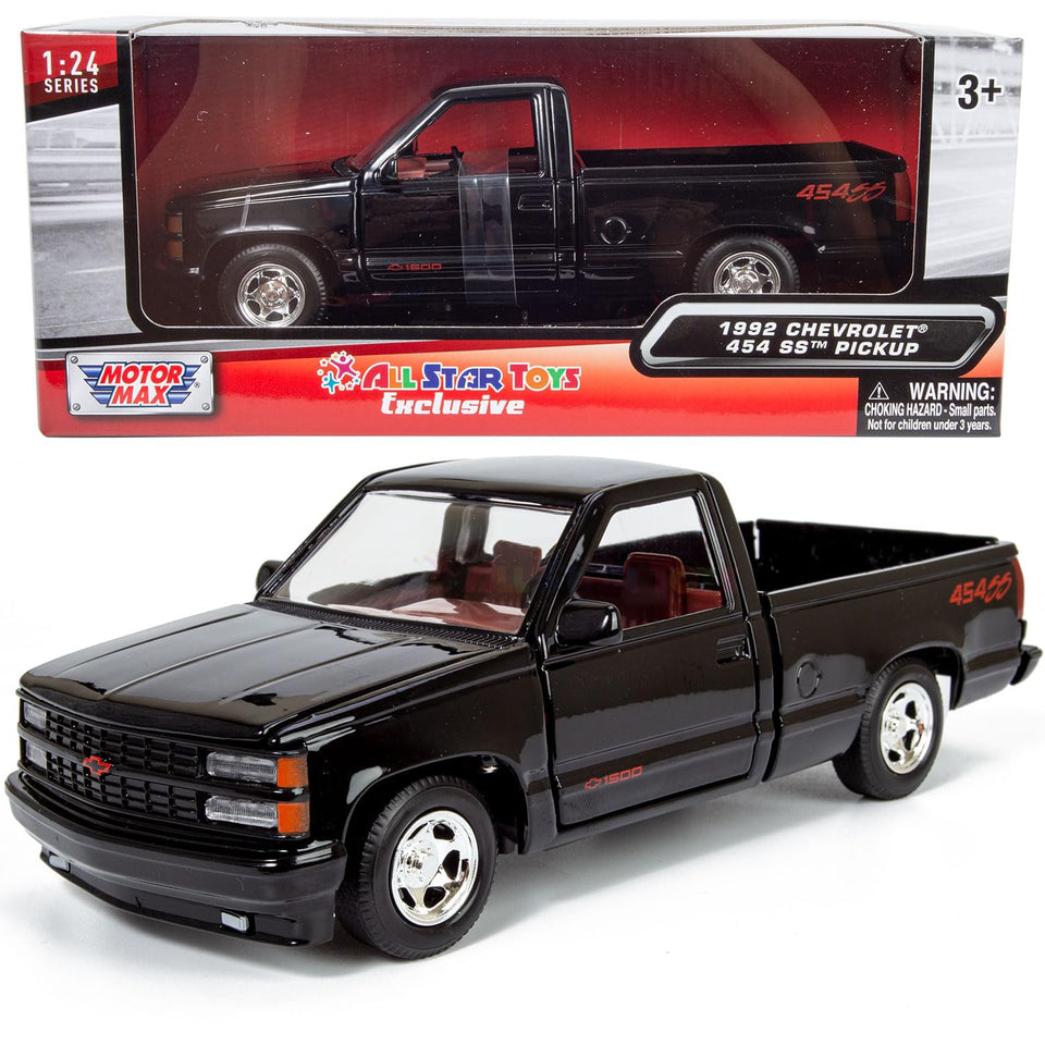 All Star Toys 1992 Chevy 454SS front view diecast for display.