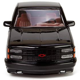 All Star Toys 1992 Chevy 454SS tailgate open view for display.