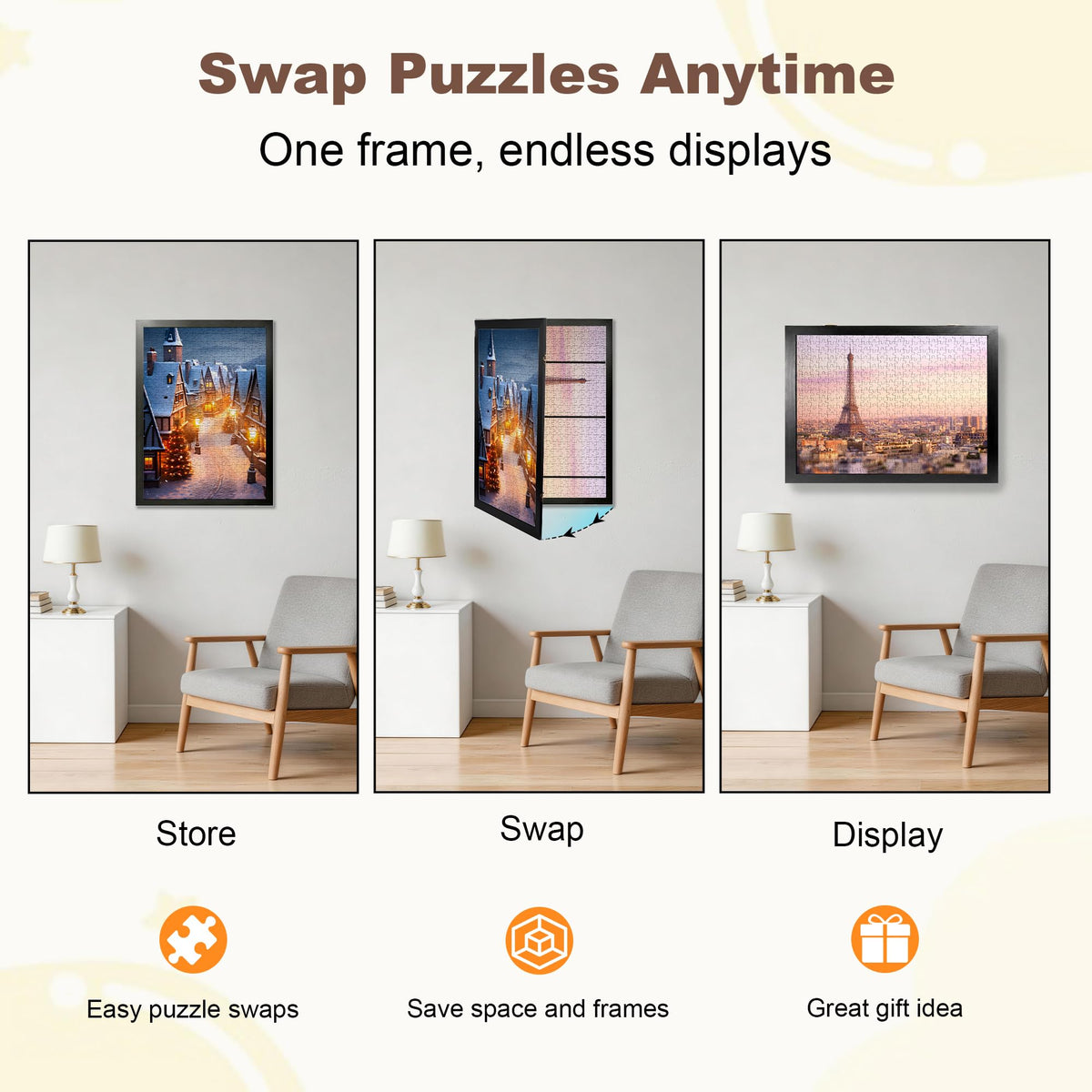 ALL4JIG gift-for-puzzle-lovers frame ideal for gifting.
