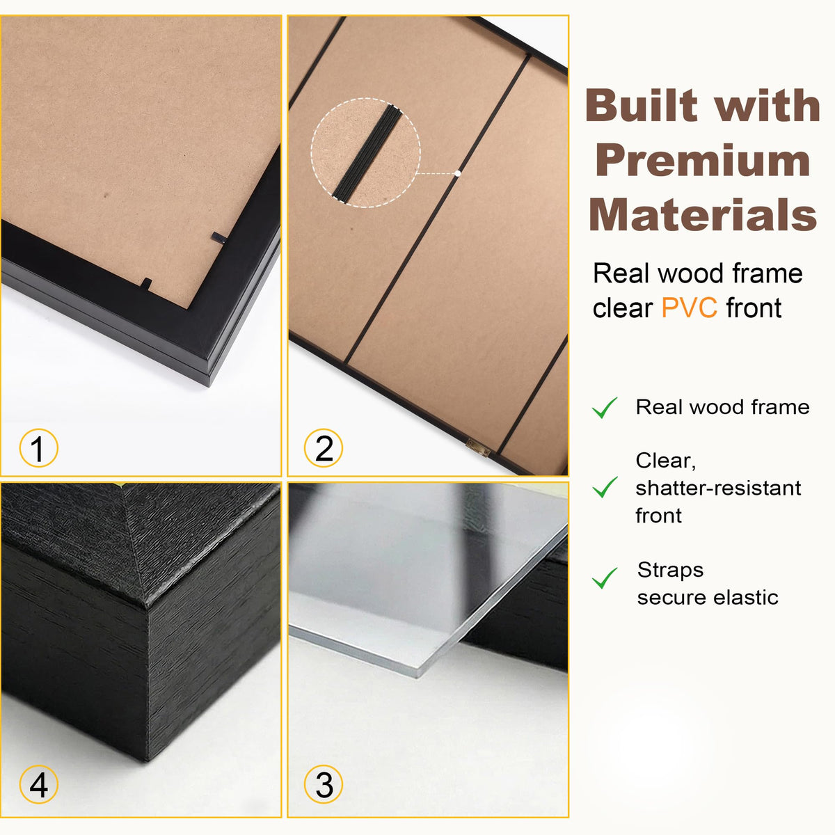 ALL4JIG modern wooden frame with clean lines for home décor