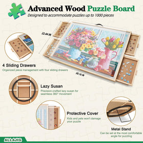 ALL4JIG New Zealand pine puzzle board showing natural strength and durability