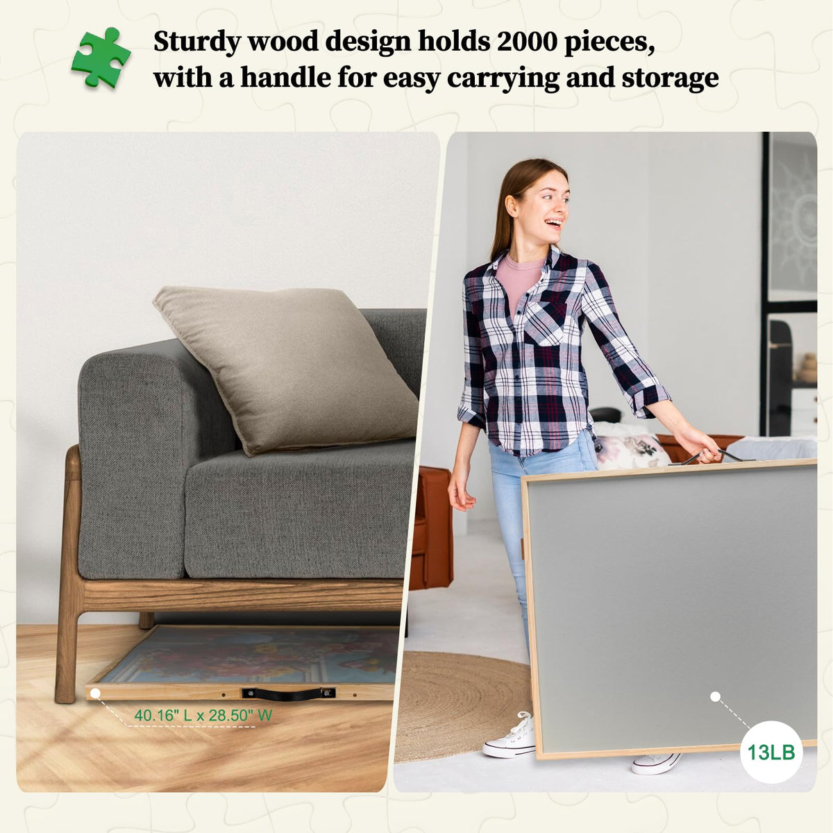 ALL4JIG portable design fits under bed or sofa storage.