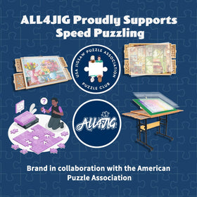 ALL4JIG large-capacity board supports up to 1500-piece puzzles securely