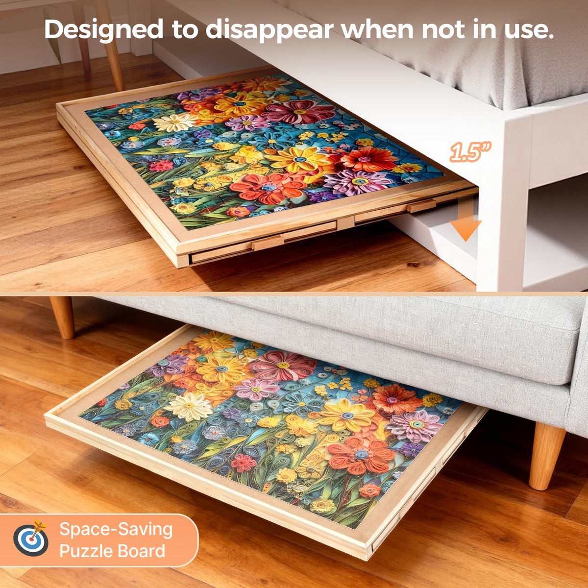 ALL4JIG puzzle-board-dust-cover guards your work from dust between sessions.