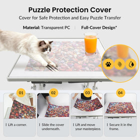 ALL4JIG puzzle table made from lightweight ABS for durability.