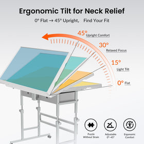 ALL4JIG puzzle table with universal castors for effortless relocation.