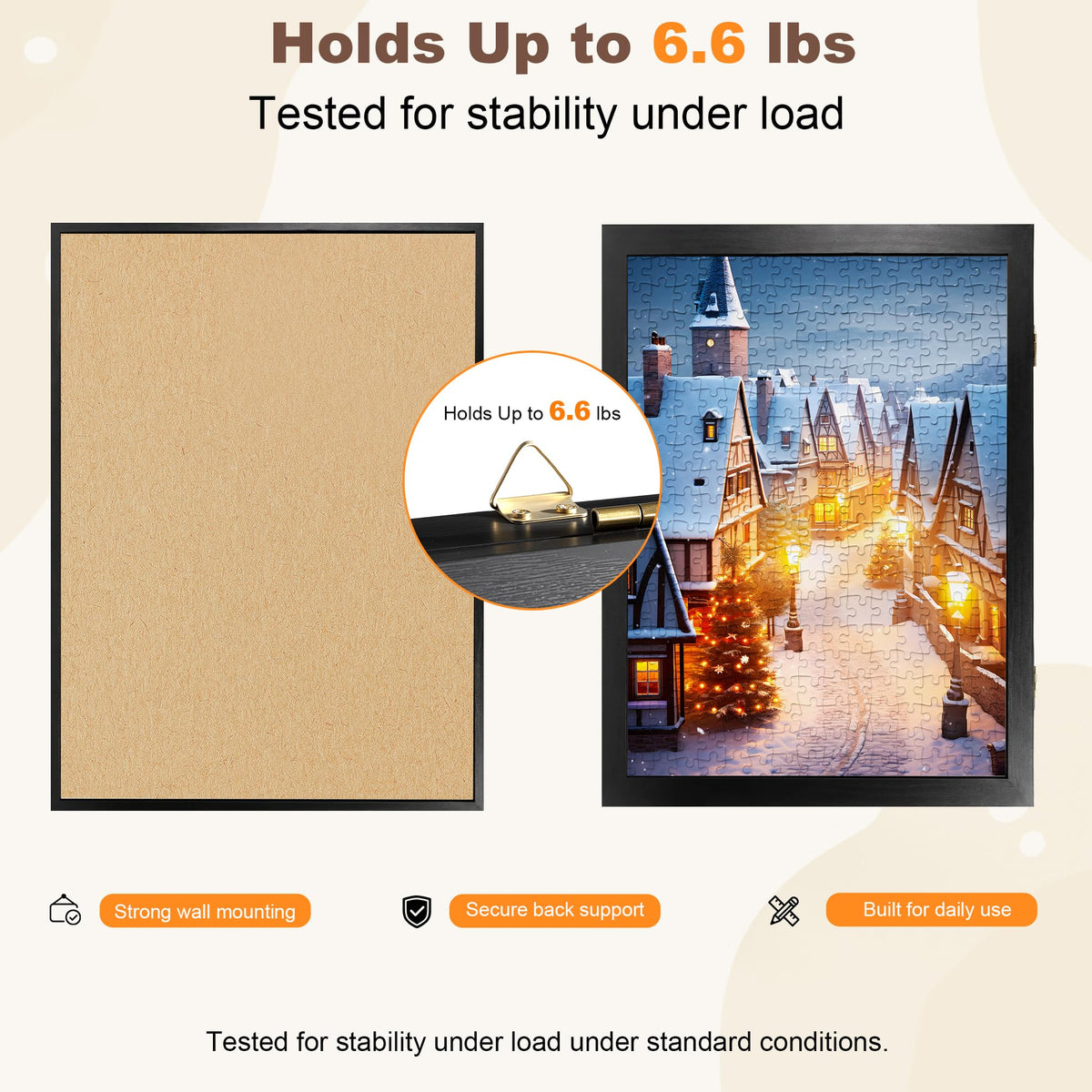 ALL4JIG wall hanging hardware included for immediate display