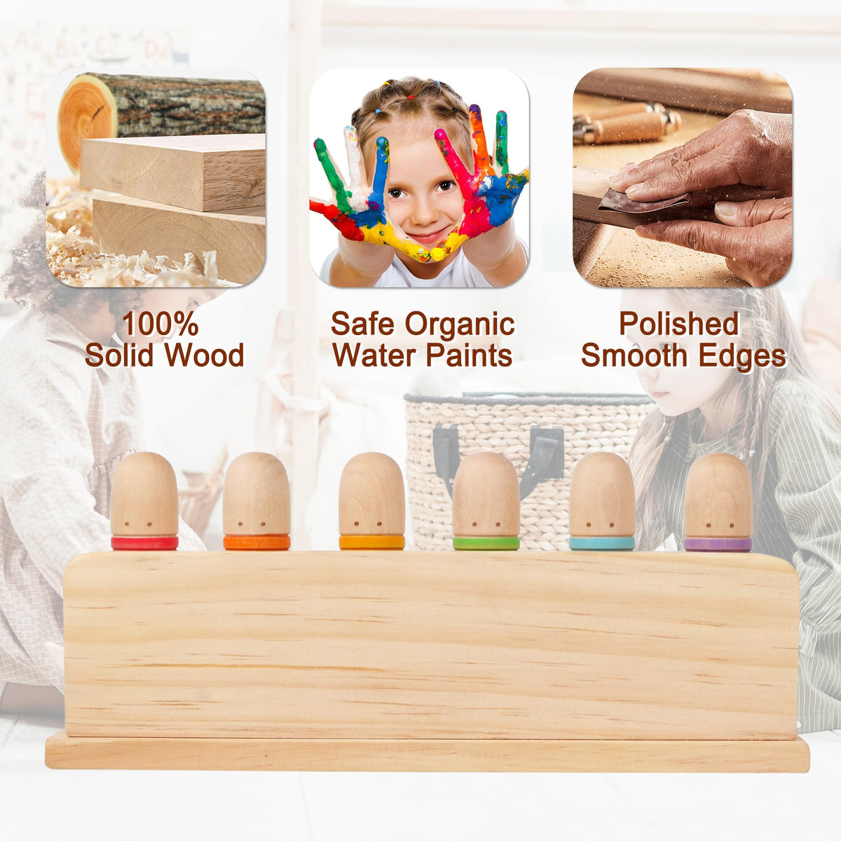 ALLABC Baby Pop Up Doll in playroom illustrates versatile storytelling and play
