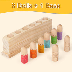 ALLABC Baby Pop Up Doll side action demonstrates cause-and-effect for little hands