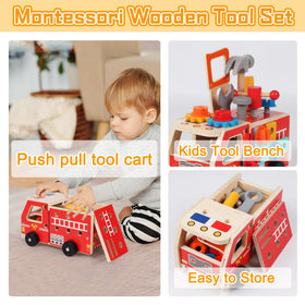 ALLABC Safety testing image conveys safe, durable wooden toys for peaceful playtime.