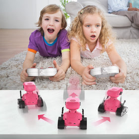ALLCELE packaging image of rose red robot ready-to-gift for birthdays