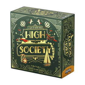 Allplay High Society box front showcases premium artwork for an elegant family game night