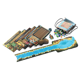 Player board emphasizes the scoring puzzle for clever strategy