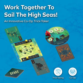 Allplay Sail cards with pirate artwork enable strategic trick-taking.