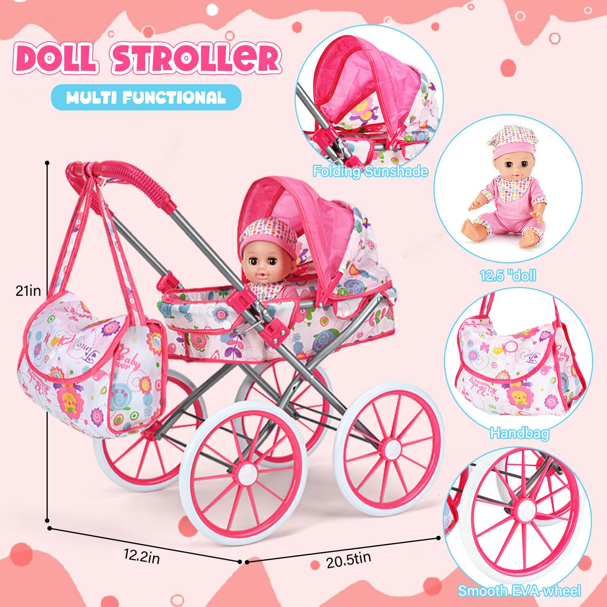Allroad doll clothes and accessories pack for outfit changes and dress-up adventures
