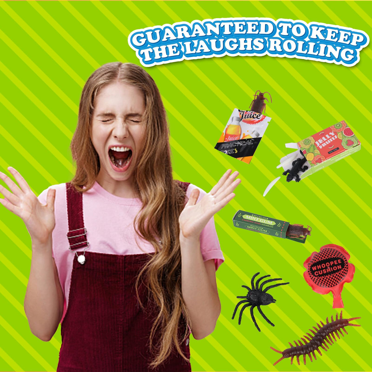 ALLROAD Prank Kit durable materials ensure long-lasting use.