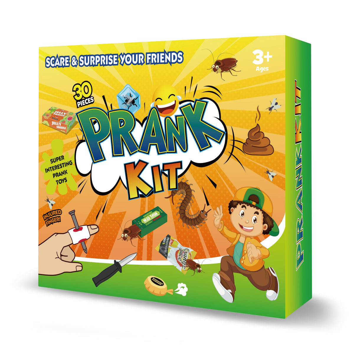 ALLROAD Prank Kit joke box cover, ideal for gifting playful surprises.
