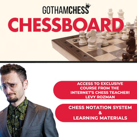GothamChess Board magnets keep pieces in place during travel.