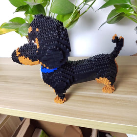 alltogetho dachshund model packaging box and simple instructions for easy start.