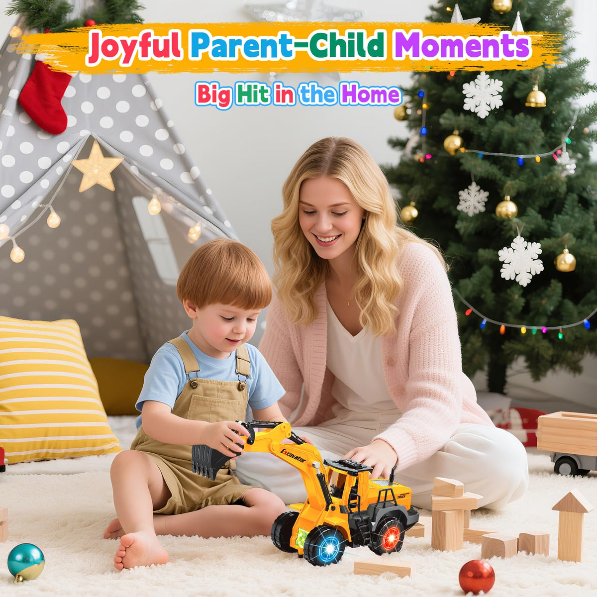 ALOTJOY gift-ready construction toy excites birthday celebrations.