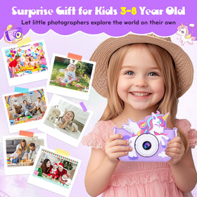 Alotwan Kids Camera 32GB Memory Card keeps memories stored securely.