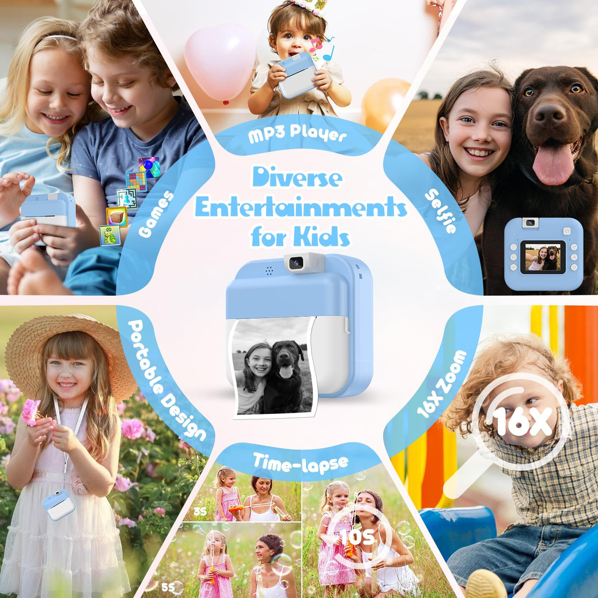 Alotwan Compact travel-friendly design is easy for kids to carry.