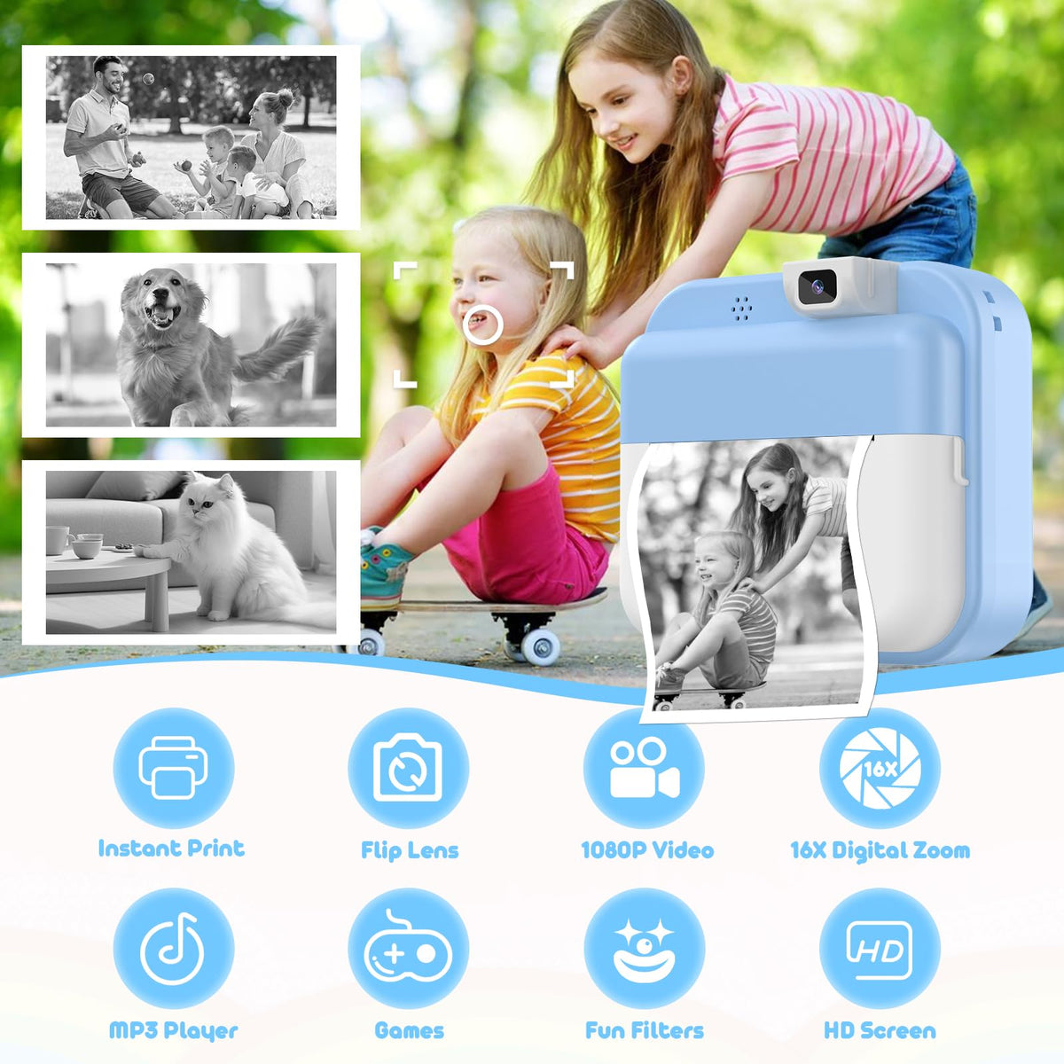 Alotwan flip-lens selfie mode lets kids take simple self-portraits.