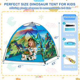 Alprang dinosaur tent outdoor use suitable for backyard or park play.