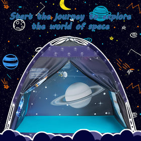 alprang Space World Play Tent Astronaut Design sparks role-play adventures with friends.
