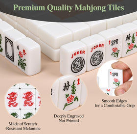 ALRALLI portable mahjong set ready for travel, parties, or game nights.