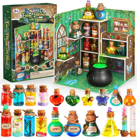 Alritz potion kit with 20 bottles and fairy house for imaginative play