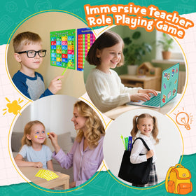 Alritz teacher accessories kit with glasses and ID cards for authentic role play.