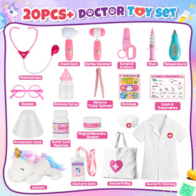 Alritz Unicorn Doctor Kit syringe encourages safe, imaginative procedures.