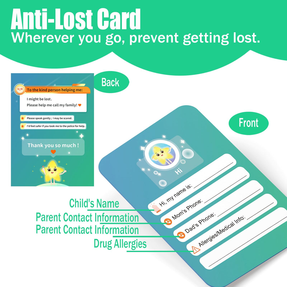 ALSOLIFE emotions card helps label feelings, encouraging social interaction.