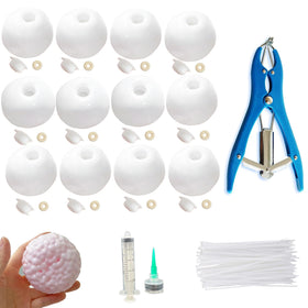 Alt2day Milky blank skin for DIY squishy balls offers easy customization.