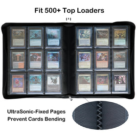 Alteagle binder pages with nine pockets per page for efficient card protection.