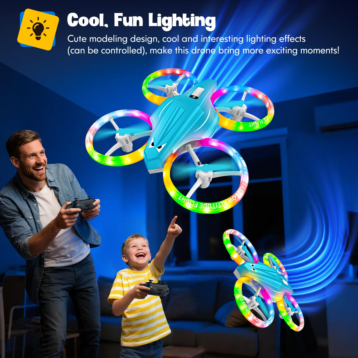 ALTITACO Kids Drone 3D flip in action for exciting flying tricks