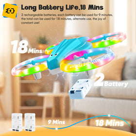 ALTITACO Drone with two rechargeable batteries for extended sessions