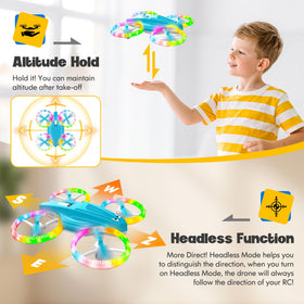 ALTITACO Kids Drone headless mode eases steering for beginners