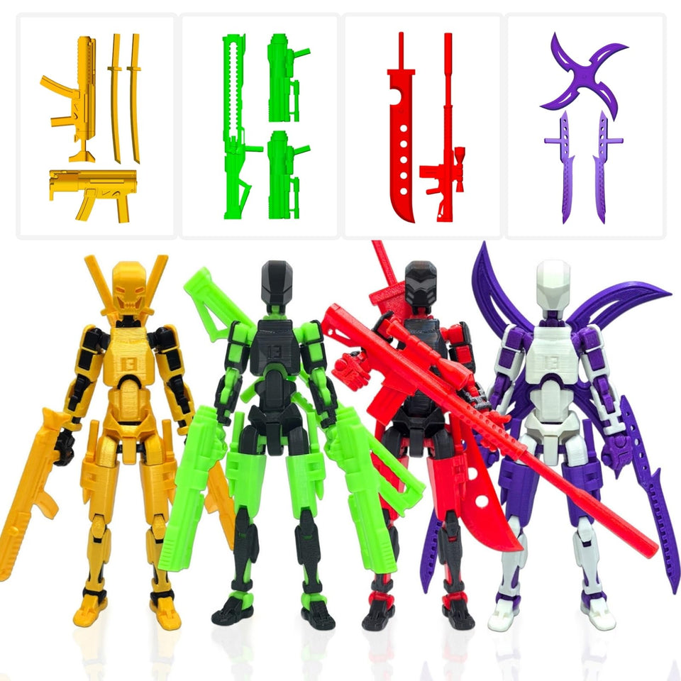 altuco T13 figure set with main weapon for dynamic posing and display