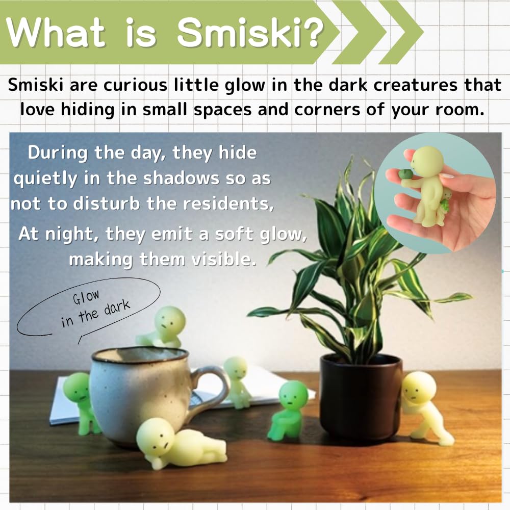 ALVEIN glow-in-the-dark work-series figure adds playful glow to your desk.