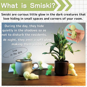 ALVEIN glow-in-the-dark work-series figure adds playful glow to your desk.