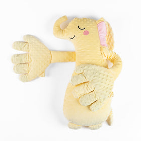 Alvemo playtime scene with calming companion during family time