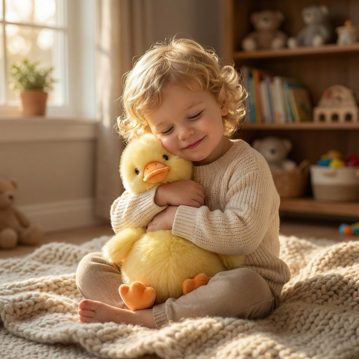 Alwolig plushi duck gift-ready packaging for birthdays and holidays