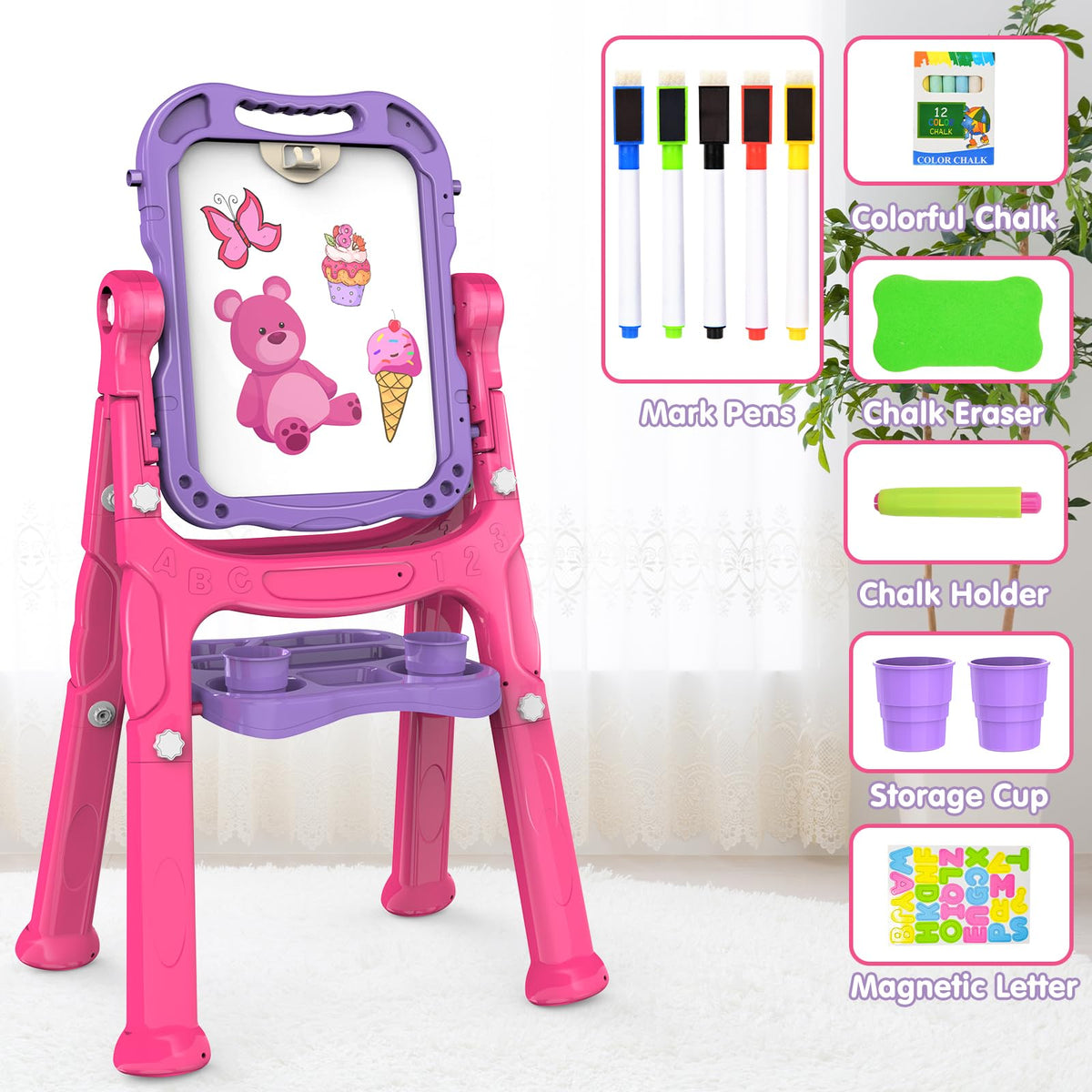 Amagoing portable handheld easel for painting anywhere