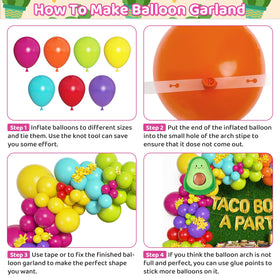 Amandir avocado balloon for bright fiesta centerpiece vibes